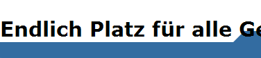 Endlich Platz fr alle Gewrze