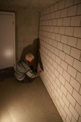 die nchste Wand wird vorbereitet