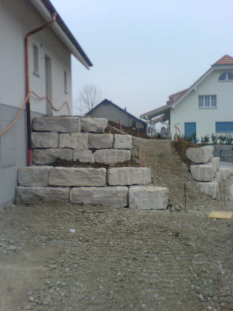 Dort wird einmal die Treppe sein