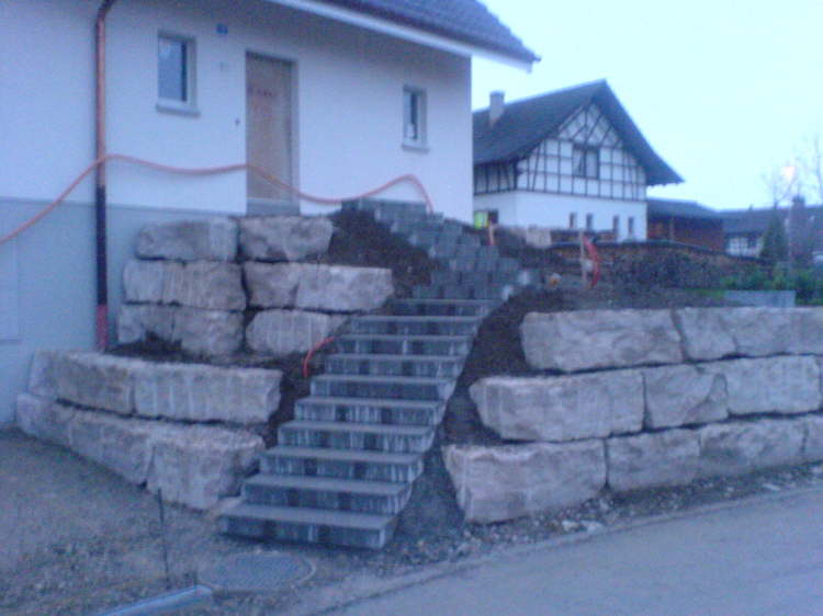 Die Treppe ist benutzbar