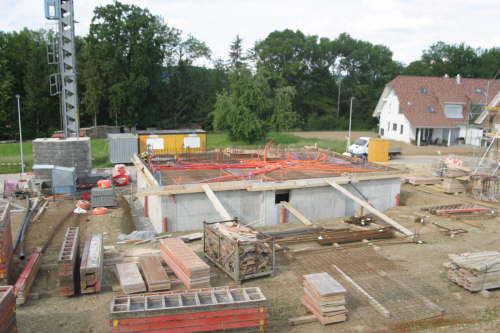 Bald kommt die Decke drauf